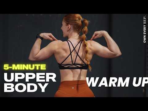 5 Min. Dynamic Upper Body Warm Up | Must Do's For Push Day