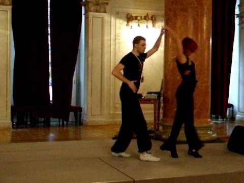 Rok Cerkvenik & Varja Vitorovič salsa musicality class Salsa Congress Rogaska Slatina 2010