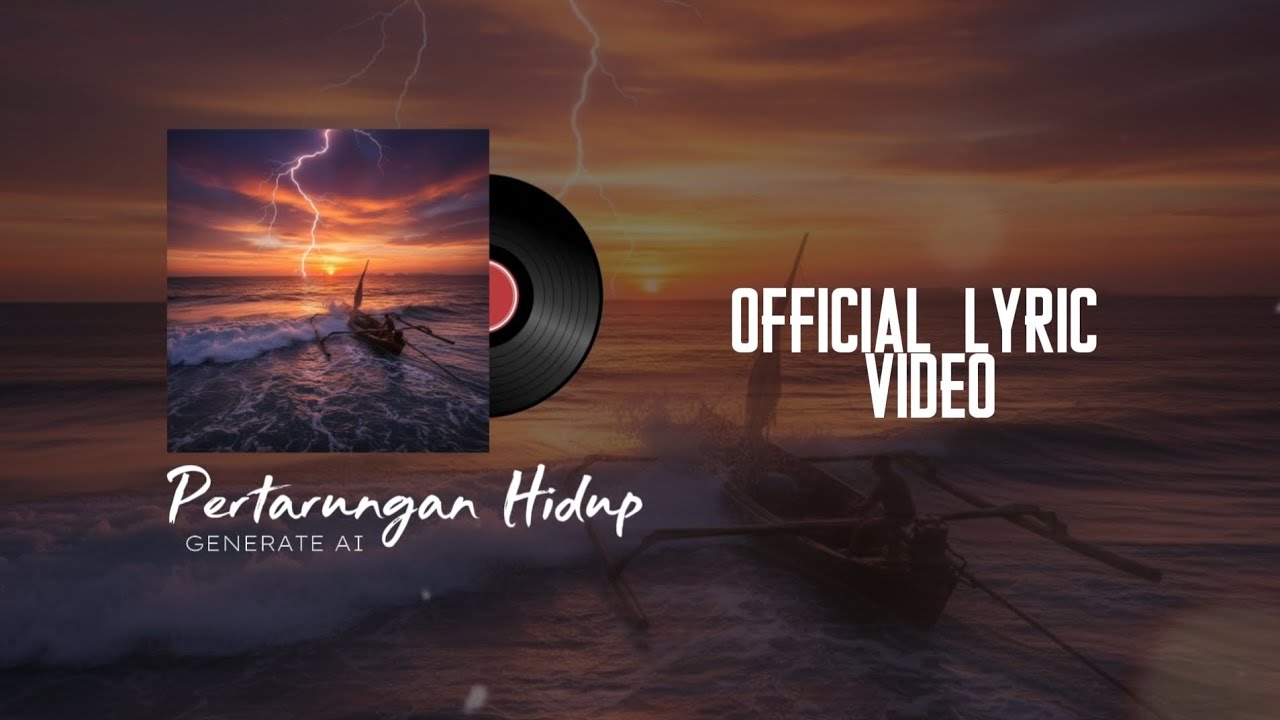 Pertarungan Hidup - AI Generated (Official Lyric Video) | Qalbi Tunes
