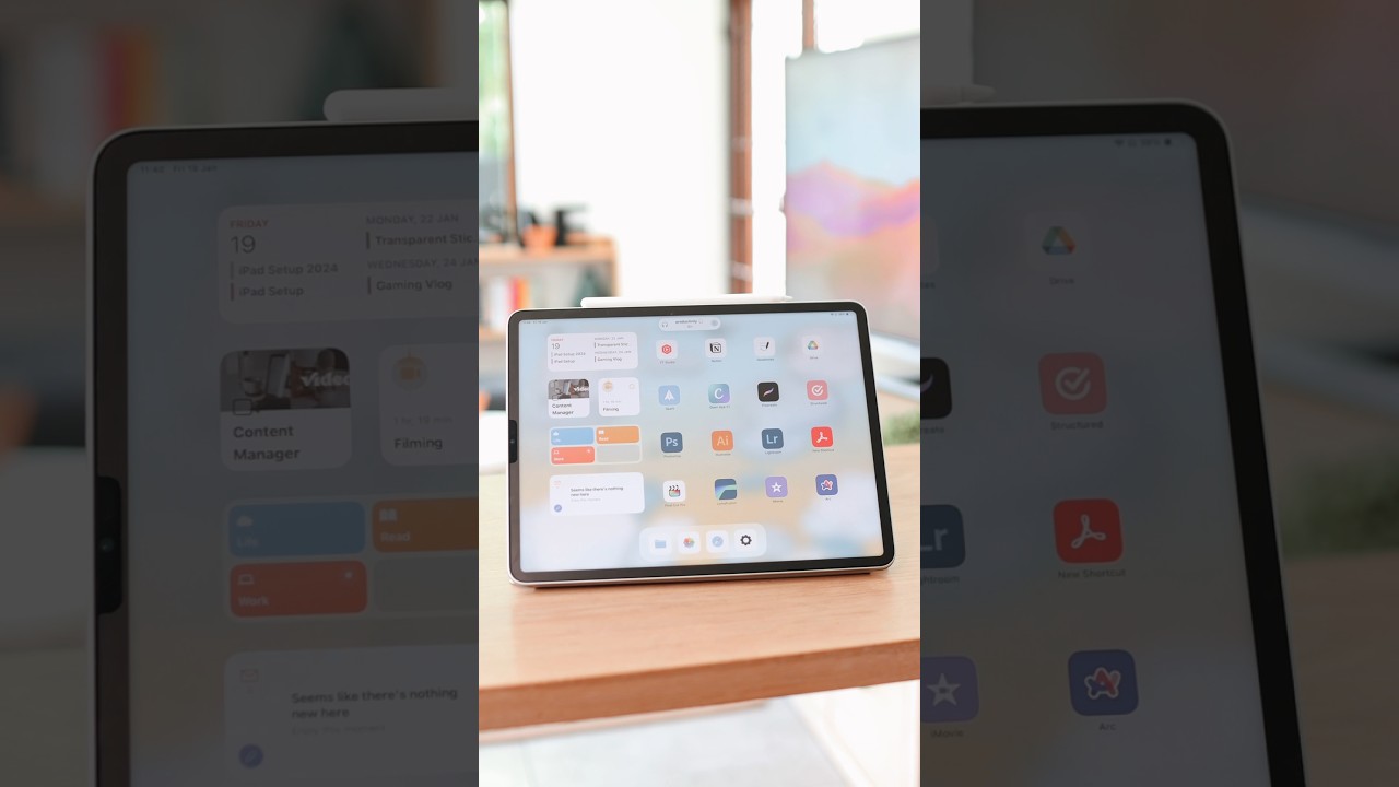 ☁️ iPad Homescreen Setup | #ipad #aesthetic