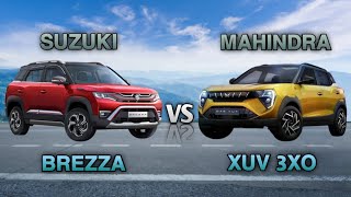 Maruti Suzuki Brezza vs Mahindra XUV 3XO Comparison