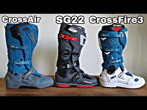 Sidi CrossAir vs Gaerne SG22 vs Sidi CrossFire 3 | CZ | ENG sub.