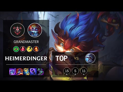 Heimerdinger Top vs Talon - BR Grandmaster Patch 11.10