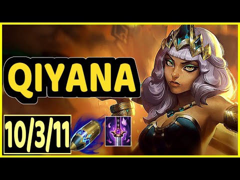 QIYANA VS POPPY - 10/3/11 KDA JUNGLE GAMEPLAY CHALLENGER I