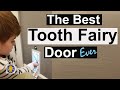 Best Tooth Fairy Door Ever - # I - Our First Tooth Fairy House! Door really opens!