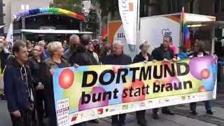 preview picture of video 'Demo gegen Rechts in Dortmund 20140823 143212'