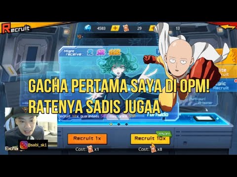 Gacha 30x Ticket One Punch Man(OPM). Pantas pada suka game ini buset!!
