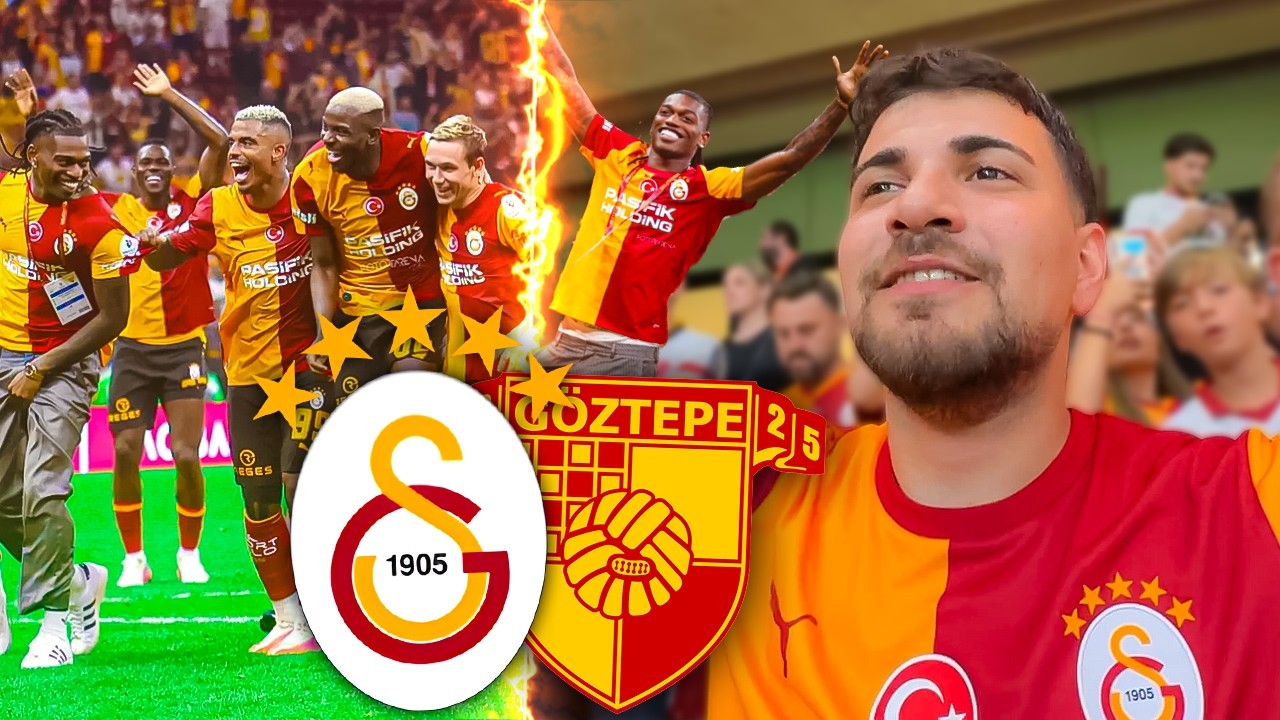 LEAO SAHAYA İNDİ 🔥 OSIMHEN BABA YİNE SAHNEDE | Galatasaray 3-2 Göztepe Stad Vlog