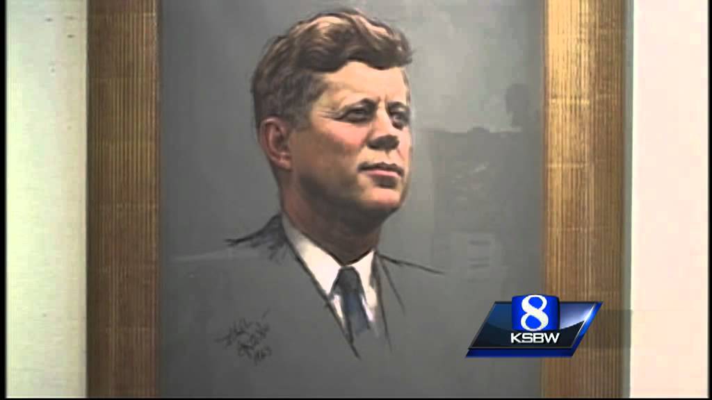 Carmel gallery proudly displays JFK portrait