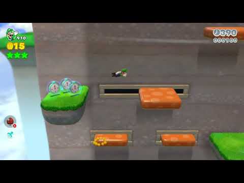Super Mario 3D World (Switch) 4-4 Itemless Speedrun - Time: 33 (WR)