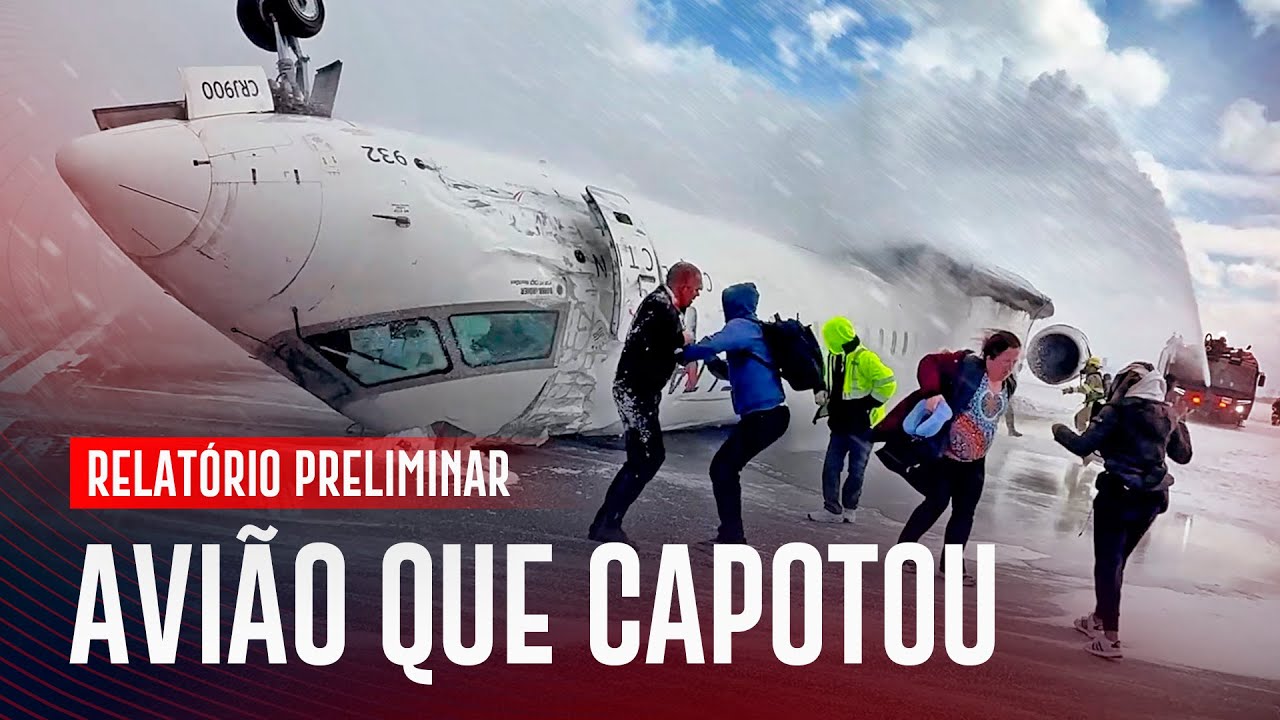 Relatório Preliminar do avião que CAPOTOU. #LiveExtra