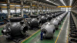 How a 240-Inch Giant Valve Is Made. Mega Engineering Documentary