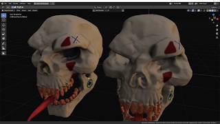 Blender: trasferire dettagli e colori da high a low poly - bake normal and vertex paint