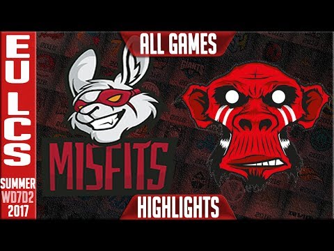 Misfits vs Mysterious Monkeys Highlights ALL GAMES Week 7 EU LCS summer 2017 MF vs MM