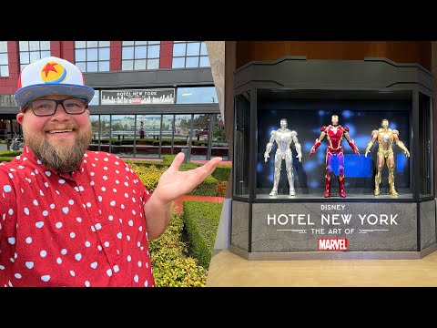 Disney's Hotel New York - The Art of Marvel In Disneyland Paris: Resort Tour & Walt’s Restaurant