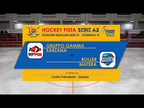Highlights SERIE A2 2020/21- Gruppogamma Hockey Sarzana - Roller Matera (4 - 9)