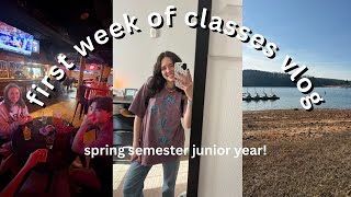 first week of spring semester (as a junior at clemson university!)