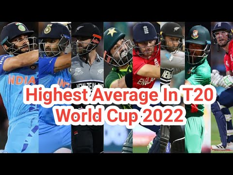 Highest Average In T20 World Cup 2022 🏏 Top 10 Batsman 🔥 #shorts #viratkohli #suryakumaryadav