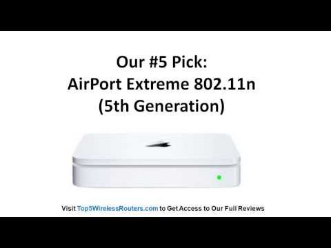 Airport Extreme 802 11n Wireless Router Review - Our #5 Pick
