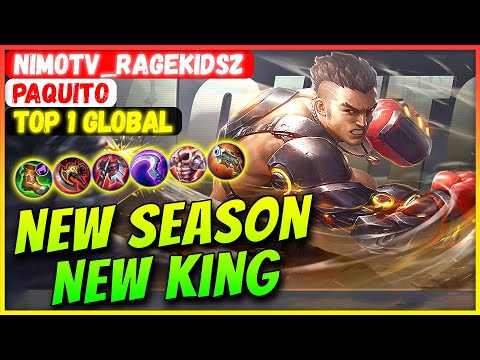 New Season New Paquito King [ Top 1 Global Paquito ] NIMOTV_RageKidsZ - Mobile Legends Gameplay