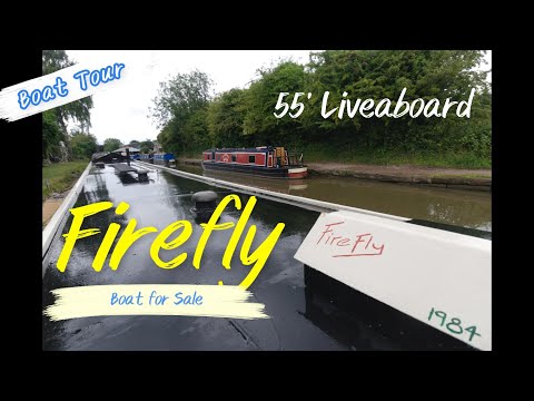55ft Liveaboard Canal Boat For Sale - £35,000