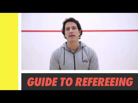 Guide to refereeing with Lee Drew | SquashSkills