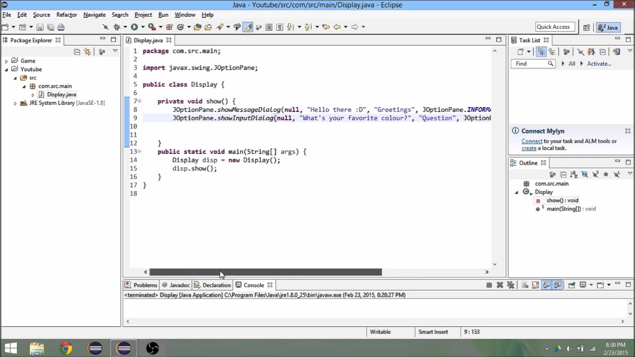 Java Tutorial | How to make & use dialog boxes!