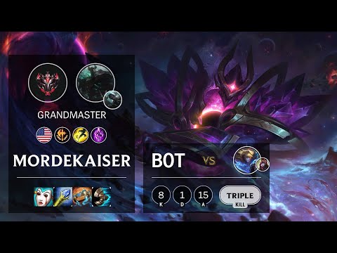 Mordekaiser Bot vs Ezreal - NA Grandmaster Patch 10.15