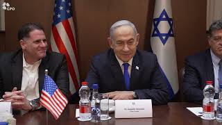 ראש הממשלה נתניהו לסנאטור לינדזי גרהאם: ״אין לנו ידיד טוב ממך״ (עדכוני משרד ראש הממשלה) - התמונה מוצגת ישירות מתוך אתר האינטרנט יוטיוב. זכויות היוצרים בתמונה שייכות ליוצרה. קישור קרדיט למקור התוכן נמצא בתוך דף הסרטון