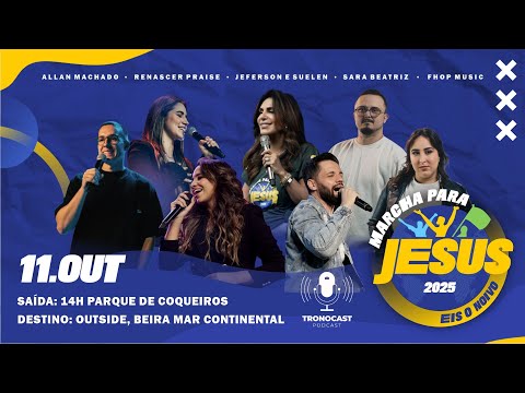 [AO VIVO] Marcha pra Jesus 2025 Floripa no TronoCast - Transmissão IADAH Creative