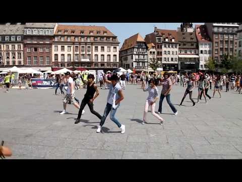 Flashmob Kpop France Strasbourg - Place Kléber (Juin 2012)