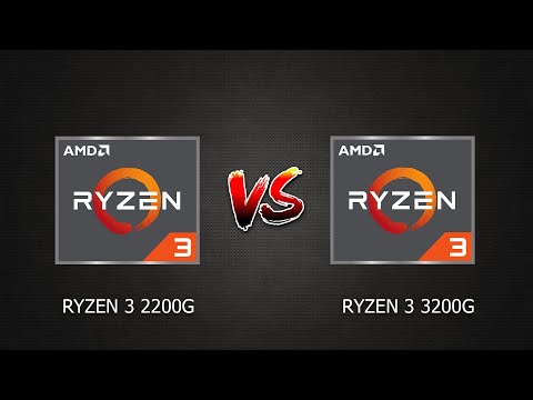 Benchmark RYZEN 3 2200G VS 3 3200G  gaming test