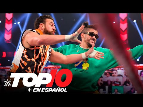 Top 10 Mejores Momentos de RAW: WWE Top 10, Feb 22, 2021