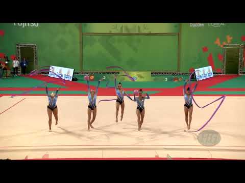 Armenia (ARM) - 2022 Rhythmic Worlds, Sofia (BUL) - Qualifications 3 Ribbons + 2 Balls