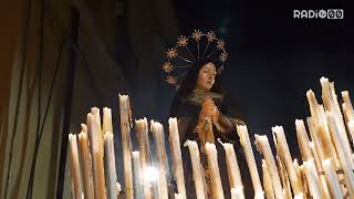 Le immagini del passaggio della Processione di Gala dalla chiesa di San Francesco d'Assisi