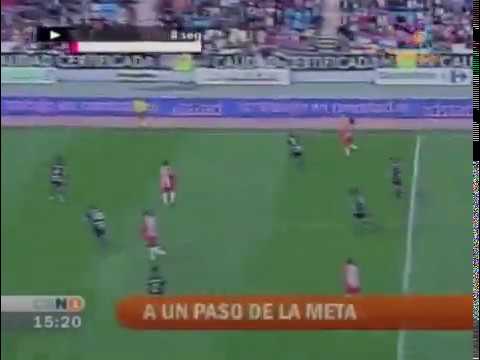 U.D. Almería  2-1 Osasuna; Gol de Negredo tras centro de Ortiz Bernal