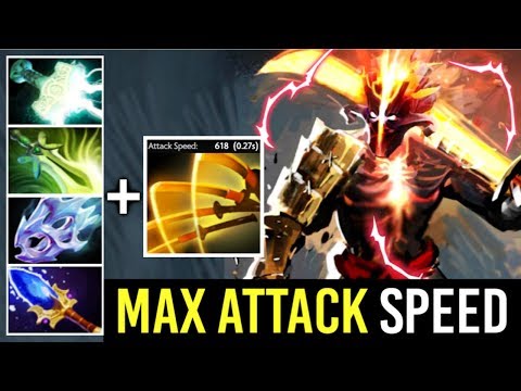 SUPER FAST Scepter Juggernaut Electric Omnislash Max Attack Speed by Monet EPIC Dota 2