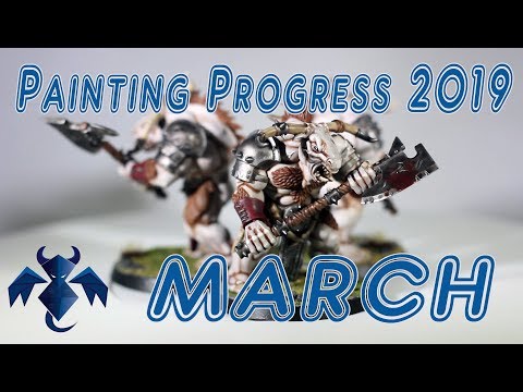 Miniature Painting Progress March 2019