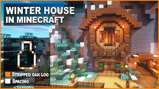 Minecraft: How to build a Winter Mountain House | Easy Tutorial