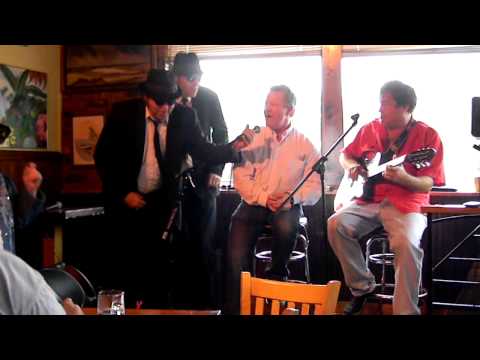 The Blues Brothers Visit Kojak's BBQ Palmetto Steve Arvey on Guitar Dr Bob Harmonica