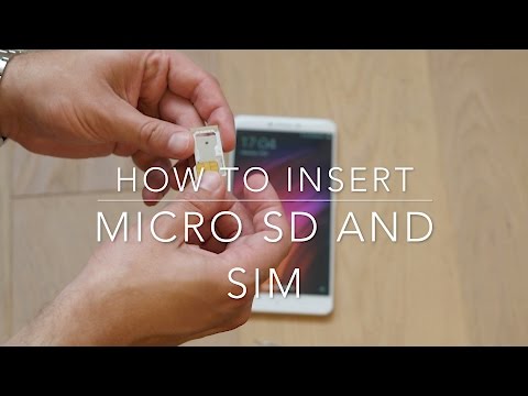 How to insert a micro sd and Sim card in a Xiaomi Mi Max