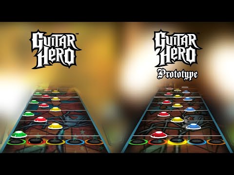 Guitar Hero 1 Prototype - "Take it Off" Chart Comparison