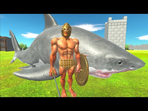 Aquatic Animals VS Ancient Army - Animal Revolt Battle Simulator