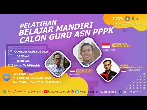 Pelatihan Belajar Mandiri Calon Guru ASN PPPK