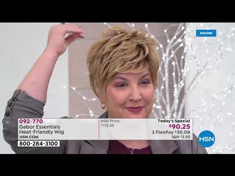 HSN | Gabor Wigs 12.30.2020 - 04 AM