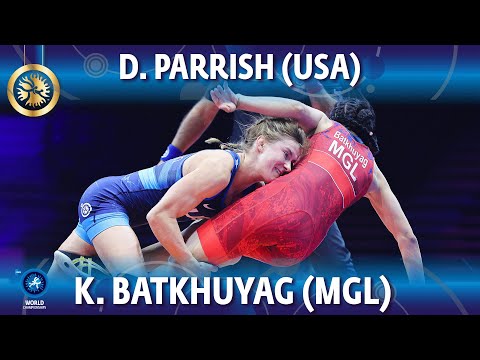 Dominique Parrish (USA) vs Khulan Batkhuyag (MGL) - Final // World Championships 2022 // 53kg