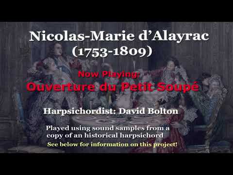 Nicolas-Marie d’Alayrac (1753-1809) & M. Marchal: Ouverture du Petit Soupé