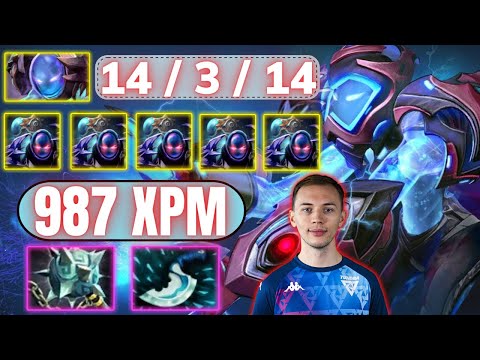🔥 NINE Arc Warden Midlane Highlights 🔥 987 XPM Insane Combo Play With Gleipnir - Dota 2