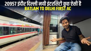 20957 Indore Delhi Rocket Intercity 😍 | Fastest train 🚊 journey before diwali 🪔
