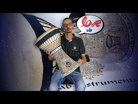 Ceramic Dohola Darbuka - Goat Skin - Armenian Art